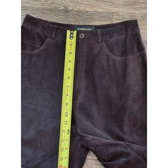 Vintage Bushwacker Genuine Leather Pants Brown Suede Size 10 | Made in USA - Picture 6 of 9